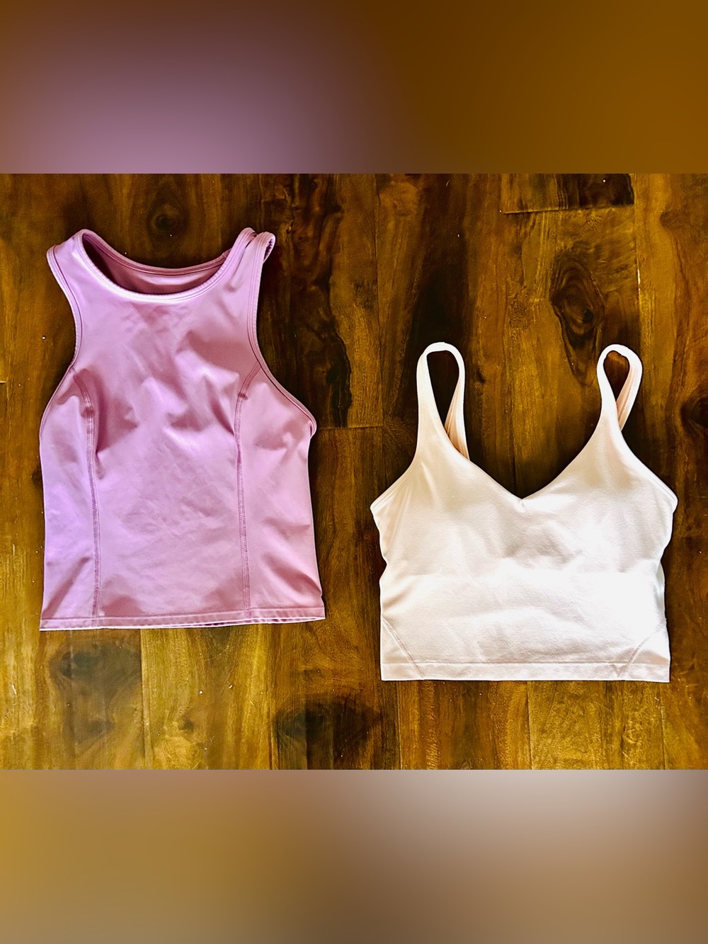 🌷BOTH NWOT🌷 size 4 lululemon bundle!!! (2 lululemon tanks🌺🌸🌷)